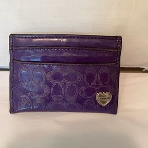 Coach card case